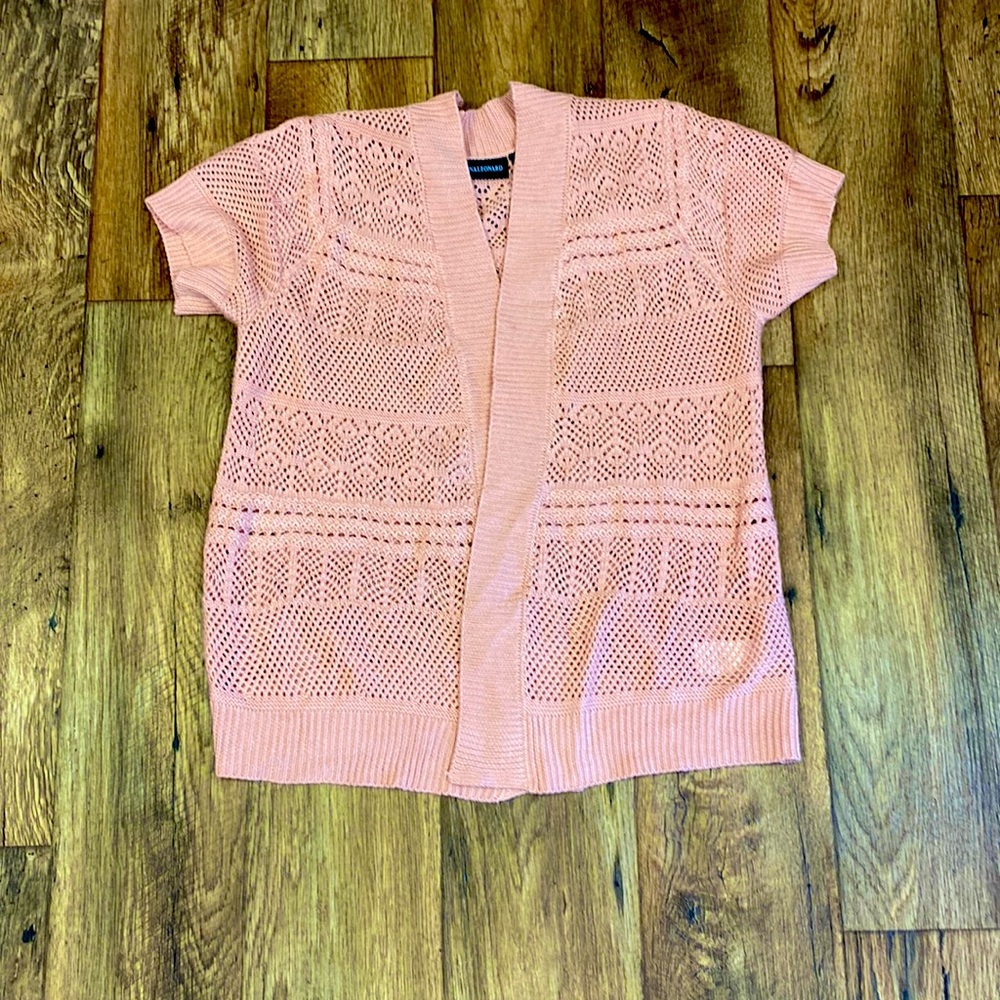 NinaLeonard women’s adorable light pink sweater